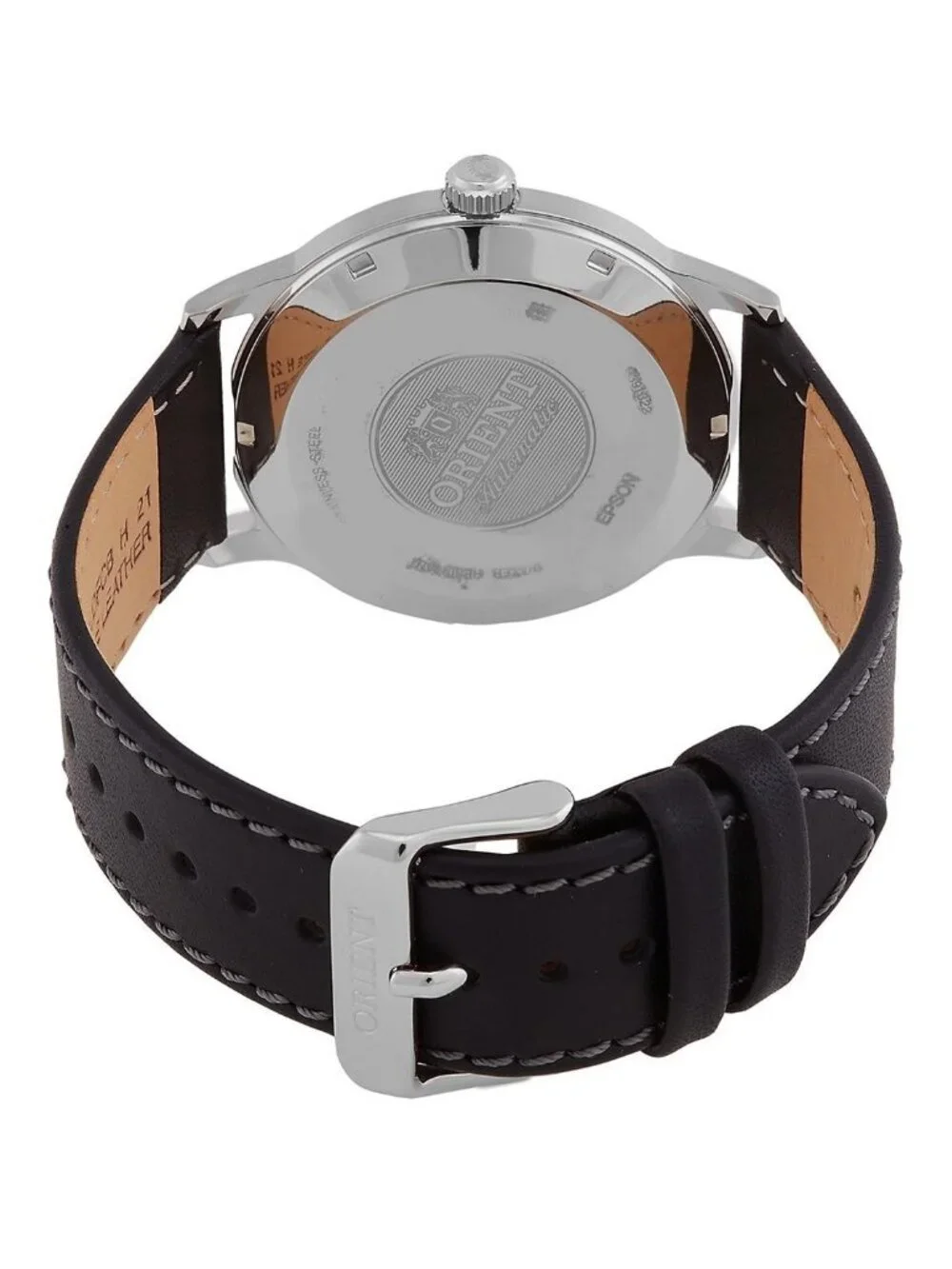 NWT Orient Bambino Automatic Graphite Grey Dial Men's Watch